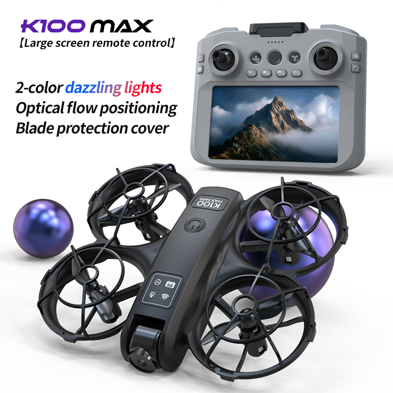 K100 Max Mini RC Drone 4K Prof - Drone Kit Tricopter recensione e prezzo